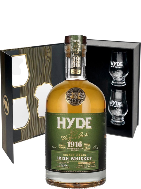Віскі Hyde №3 Single Grain Limited Edition + 2 келиха 46%