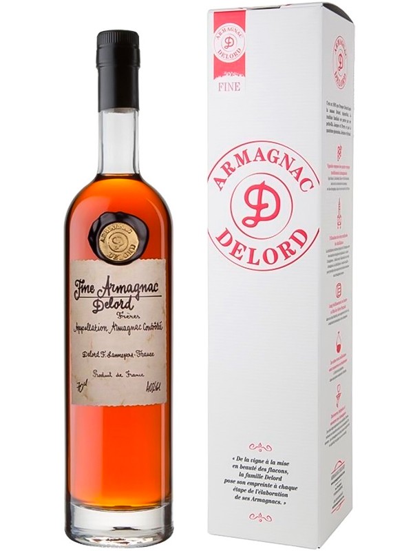 Арманьяк Delord Fine в коробці 40%