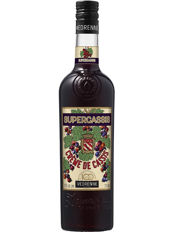 Лікер Creme de Cassis Supercassis Vedrenne 20%