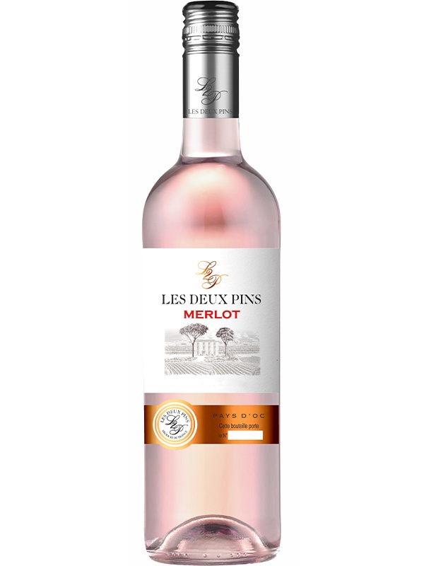 Вино Les Deux Pins Merlot Rose