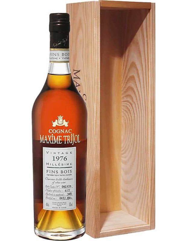Коньяк Maxime Trijol Fins Bois 1976 рік 40%