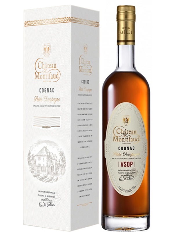 Коньяк Fine Petite Champagne Chateau de Montifaud VSОР в коробці 40%