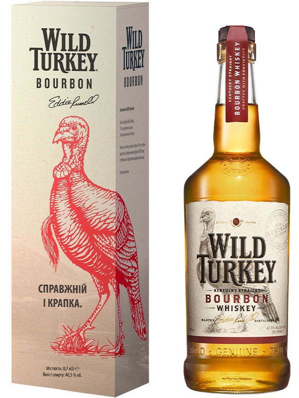 Бурбон 81 Wild Turkey в коробці 40.5%