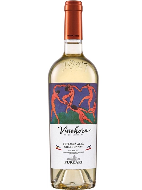 Вино Purcari Vinohora Feteasca Alba & Chardonnay біле сухе 13.5%