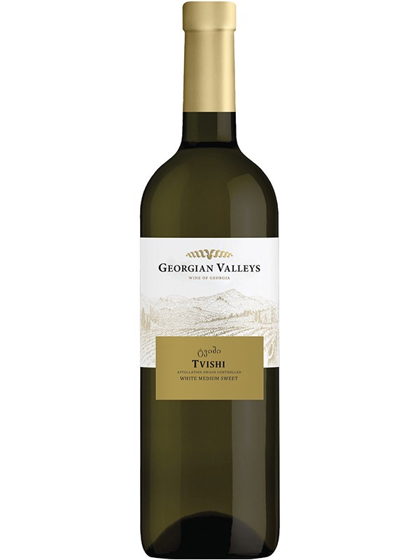 Вино "Tvishi" Medium Sweet White Georgian Valleys