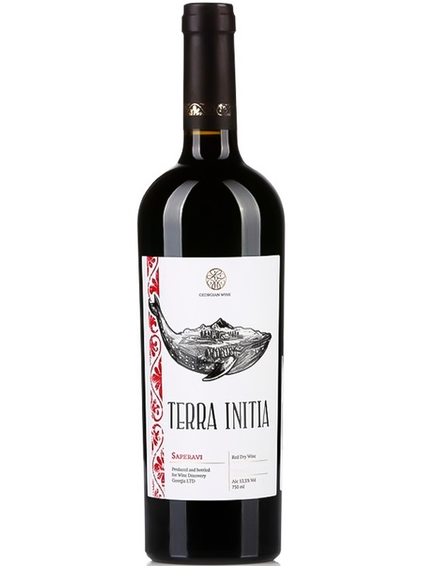 Вино Terra Initia Saperavi червоне сухе 13.5%