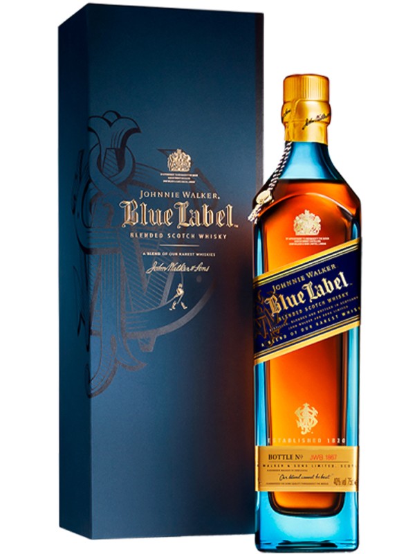 Віскі Blue Label Johnnie Walker 25 років в подарунковій коробці 40%