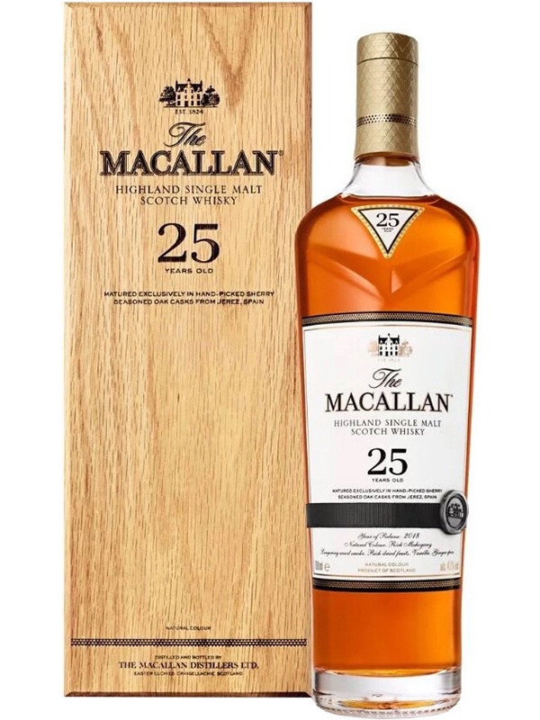 Віскі The Macallan Sherry Oak 25 років 43%