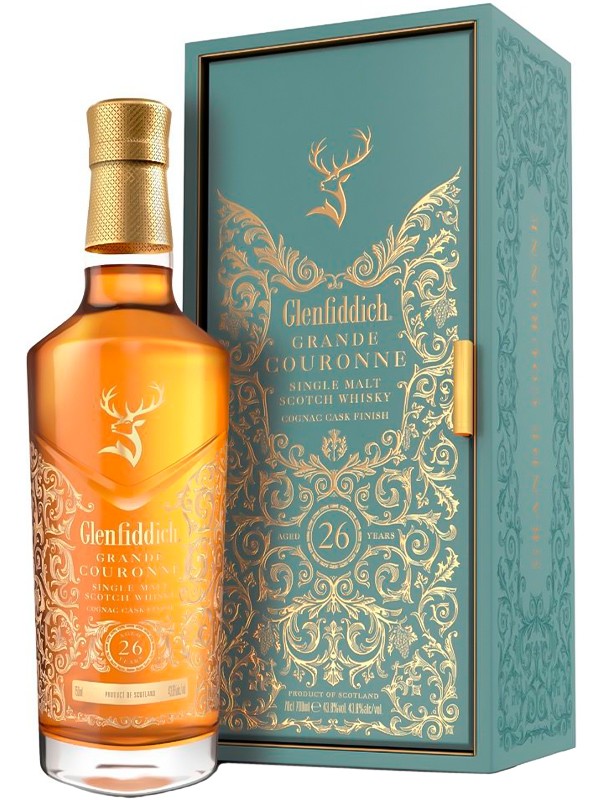 Віскі Glenfiddich Grande Couronne 26 років в коробці 40%