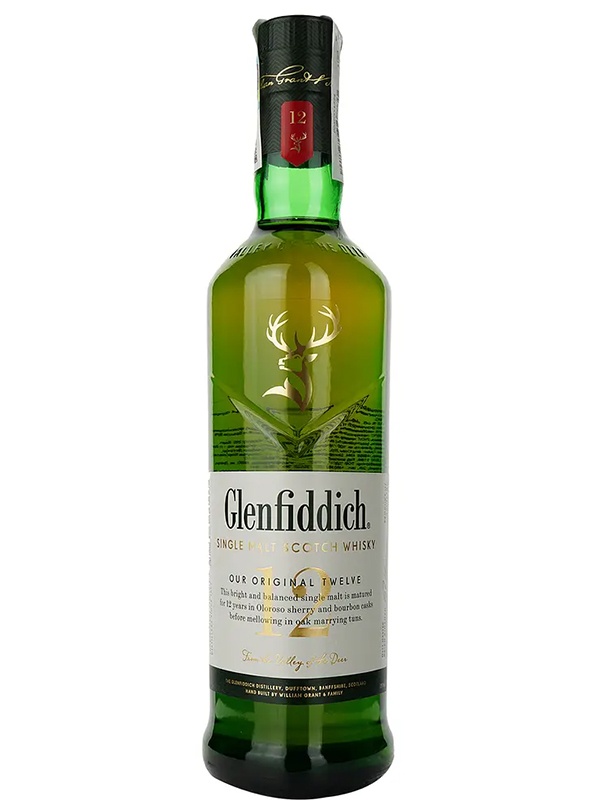 Віскі Glenfiddich 12 років 40%