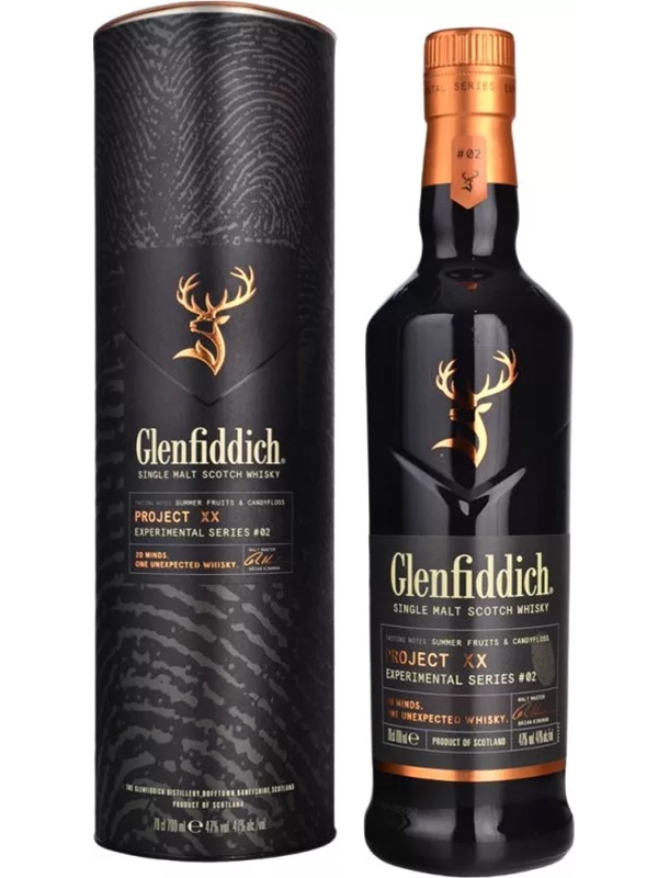 Віскі Glenfiddich Project XX в тубусі 47%
