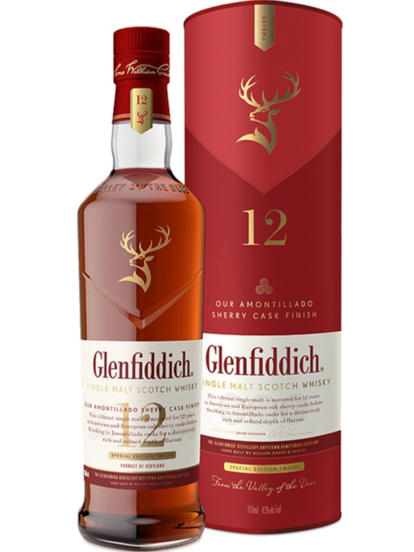 Віскі Glenfiddich Sherry Cask 12 років 43%