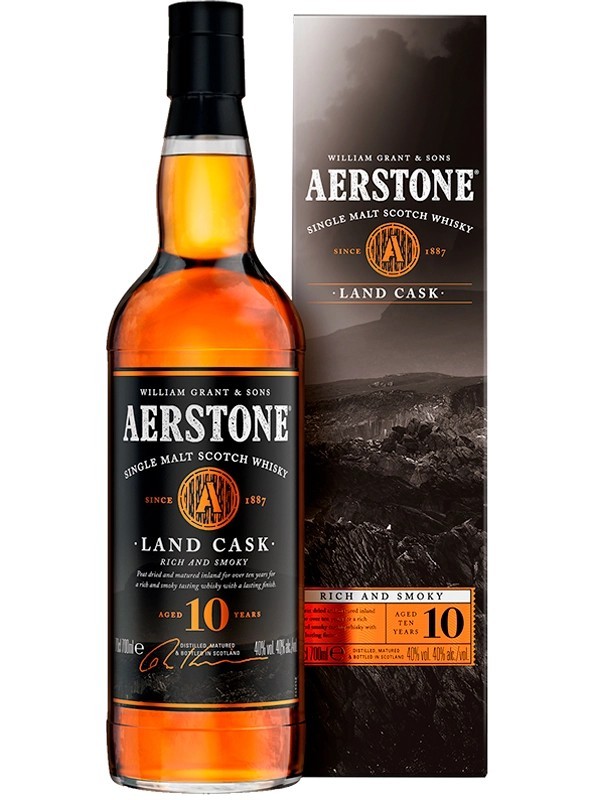 Віскі Aerstone Land Cask 10 років в коробці 40%