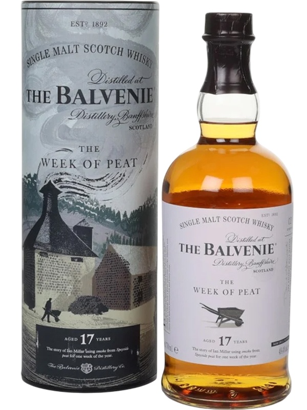 Віскі Balvenie Week of Peat 17 років 49.4%