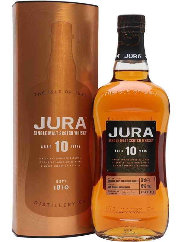 Віскі Jura 10 years в тубусі 40%