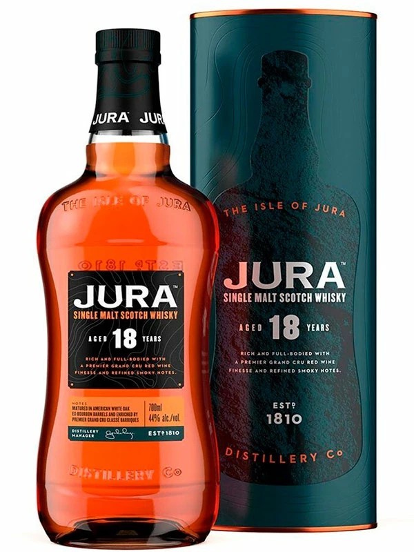 Віскі Jura 18 years в тубусі 44%