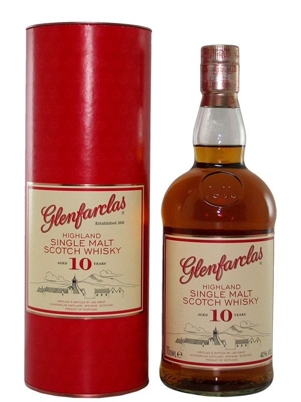 Віскі Glenfarclas 10 років тубус 40%