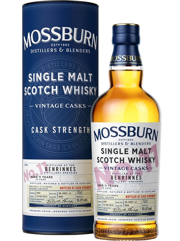 Віскі Mossburn Vintage Casks №11 Benrinnes 11 років 55.8%