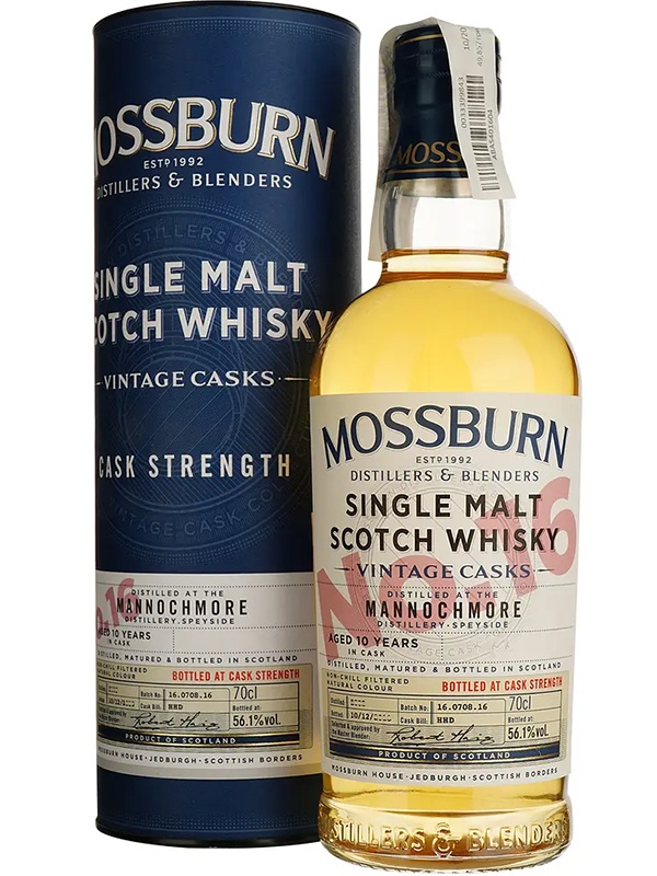 Віскі Mossburn Vintage Casks №16 Mannochmore 10 років 56.1%