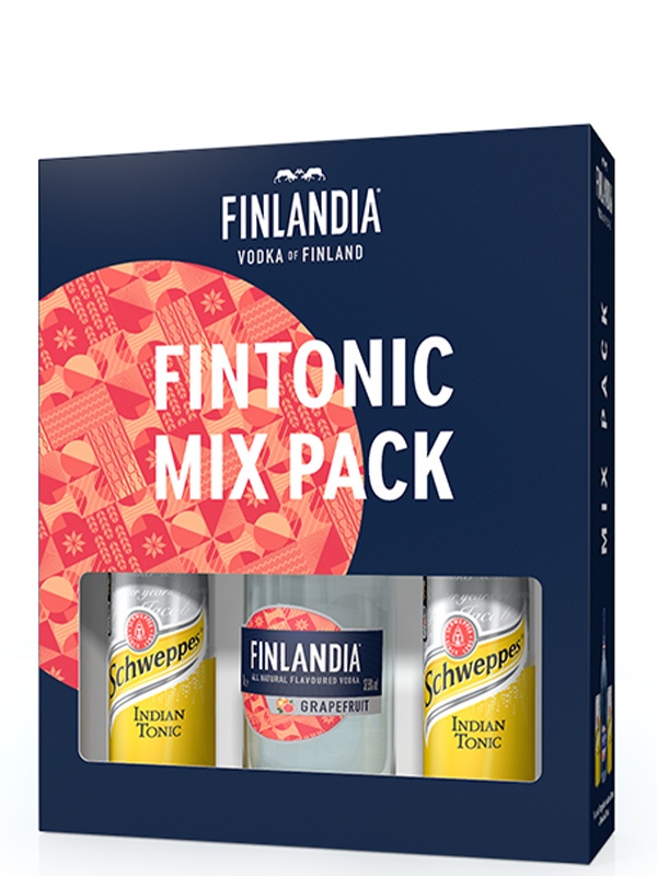 Набір Grapefruit Finlandia + Тонік Швепс / Tonic Schweppes 2* 37.5%