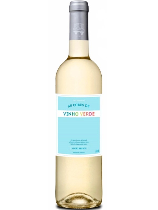 Вино As Cores de Vinho Verde Branco Adega Ponte da Barca