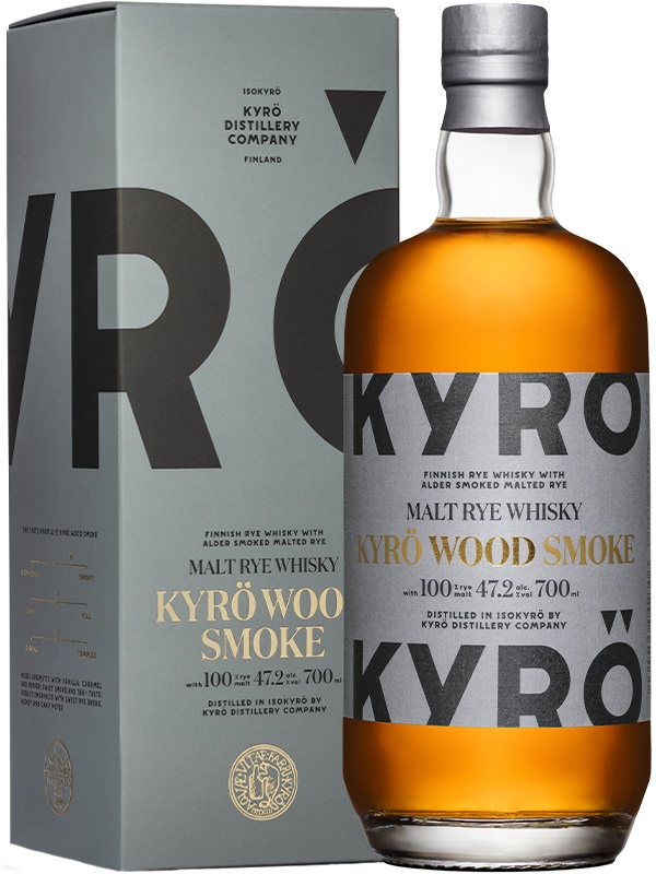 Віскі Kyro Wood Smoke Malt Rye 47.2%