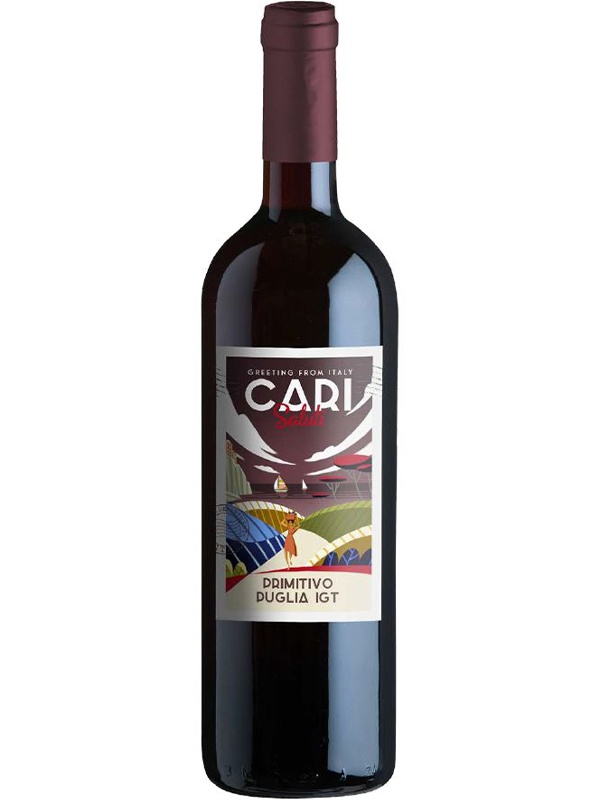 Вино Cari Saluti Primitivo Puglia