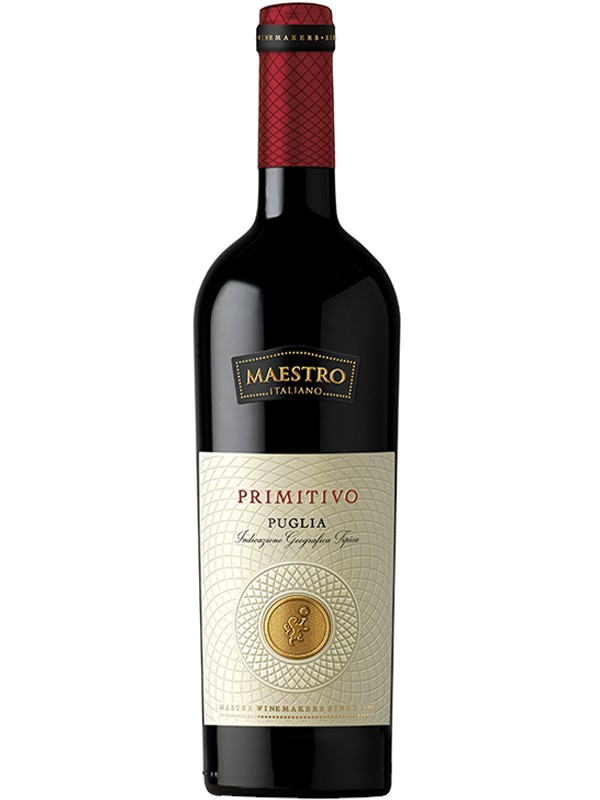 Вино напівсухе червоне Примітіво Vigne del Maestro 13.5%