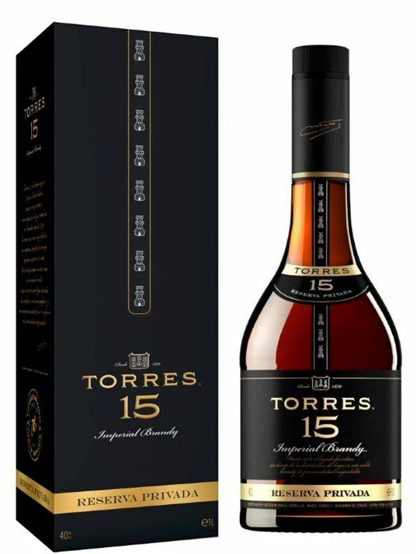 Бренді Torres Reserva 15 років 40% в коробці