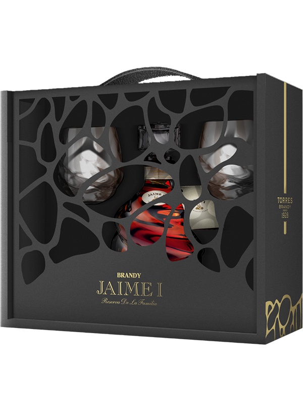 Бренді Torres Jaime I 30 років + 2 склянки 38%