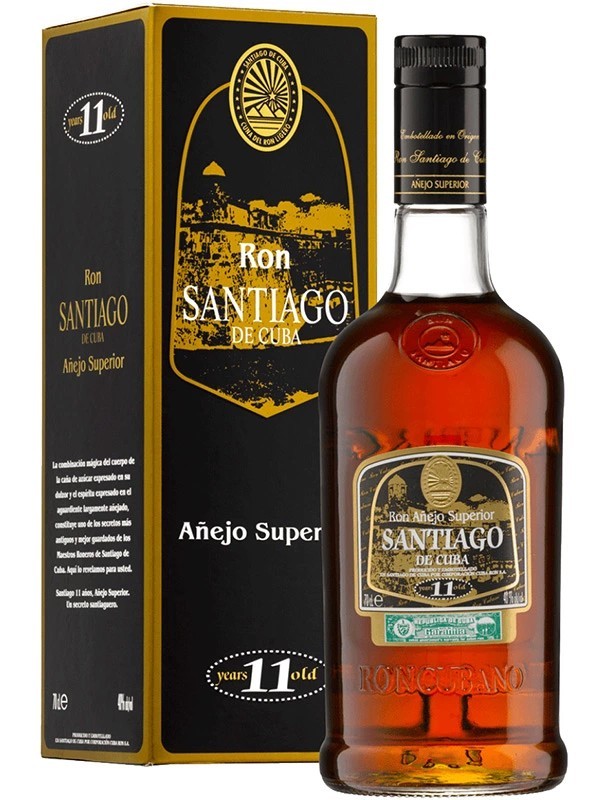 Ром Santiago de Cuba Anejo Superiore 11 років в коробці 40%
