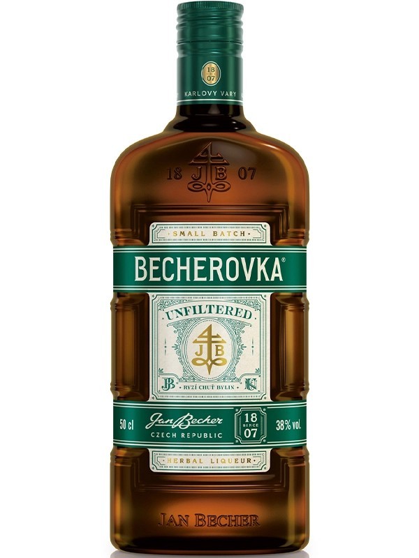Лікер Becherovka.Unfiltered 38%