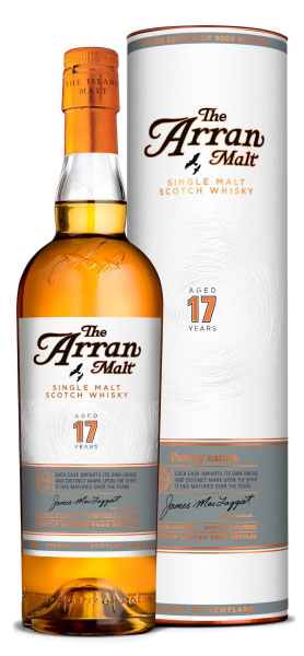 Віскі Arran 17 років в тубусі