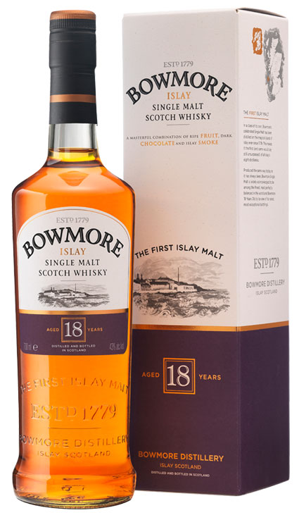 Віскі Bowmore 18 років витримки 43%