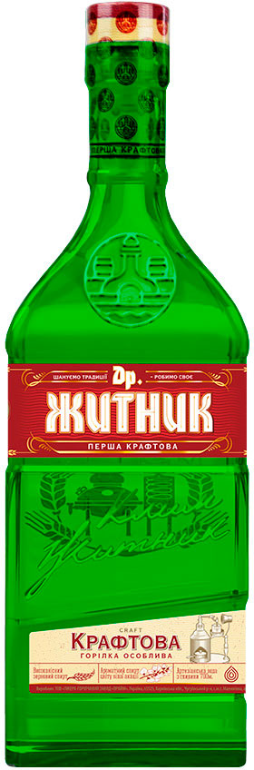Горілка Др Житник крафтового 40%