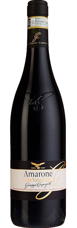 Вино Amarone della Valpolicella Classico Giuseppe Campagnola червоне сухе 15%