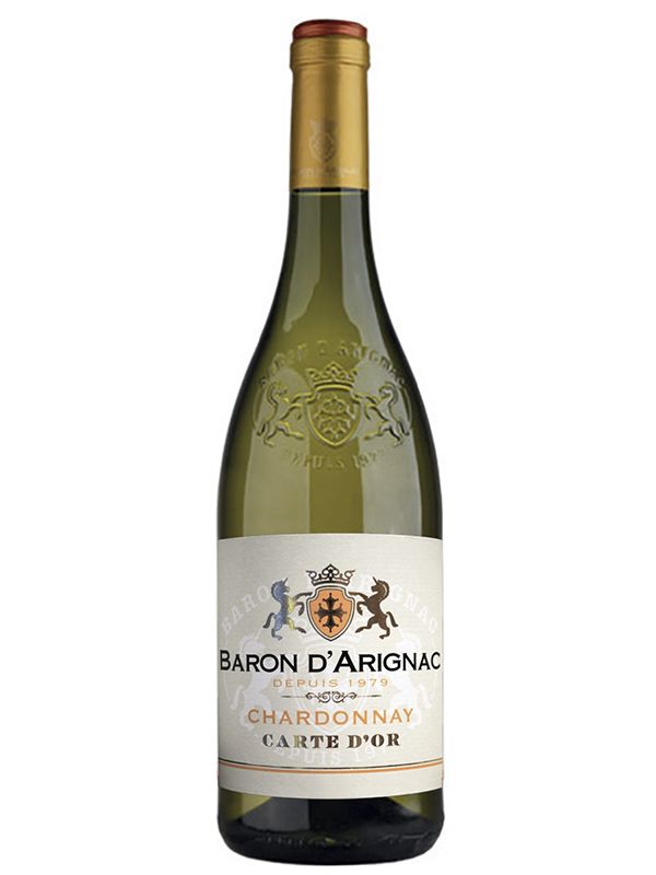 Вино Chardonnay Baron d'Arignac біле сухе 11.5%