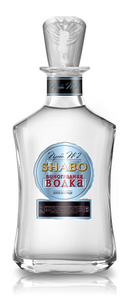 Горілка Shabo Виноградна Проба №2 40%