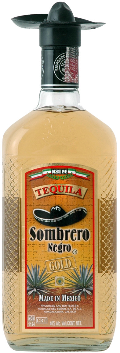 Текіла Sombrero Negro Gold 38%