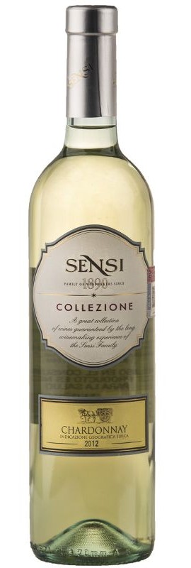 Вино Chardonnay Sensi біле сухе 12.5%