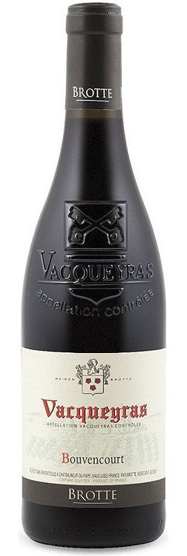 Вино Vacqueyras "Bouvencourt" Brotte червоне сухе