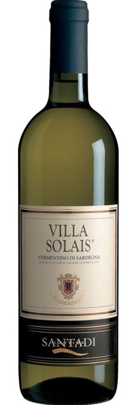 Вино Villa Solais Vermentino di Sardegna Santadi біле сухе