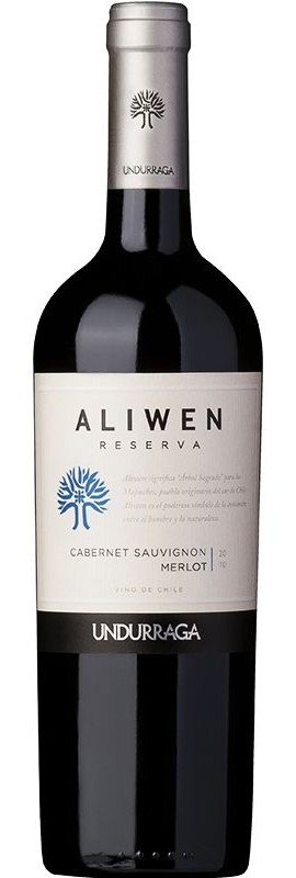 Вино Cabernet-Merlot Aliwen Reserva Undurraga червоне сухе