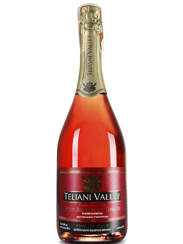 Вино ігристе Teliani Valley рожеве напівсухе 12%