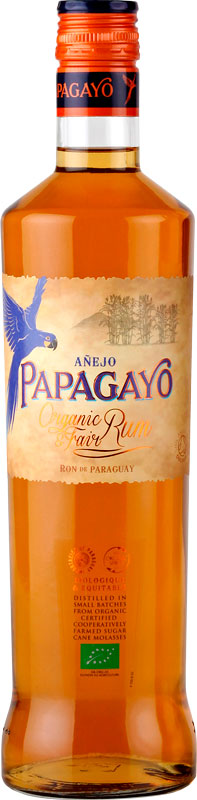 Ром Papagayo Golden органічний 40%