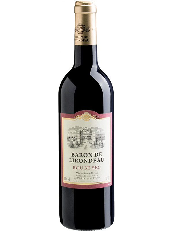 Вино Baron de Lirondeau Castel червоне сухе 11%