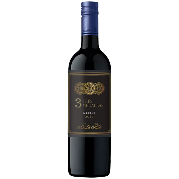 Вино Santa Rita Tres Medallas Merlot червоне сухе 13%