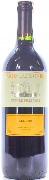 Вино Baron de Monroe червоне сухе 11%
