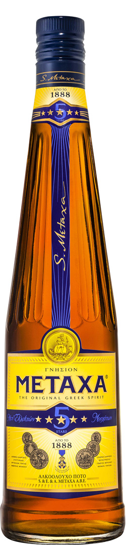Бренді Metaxa 5 років витримки 38%