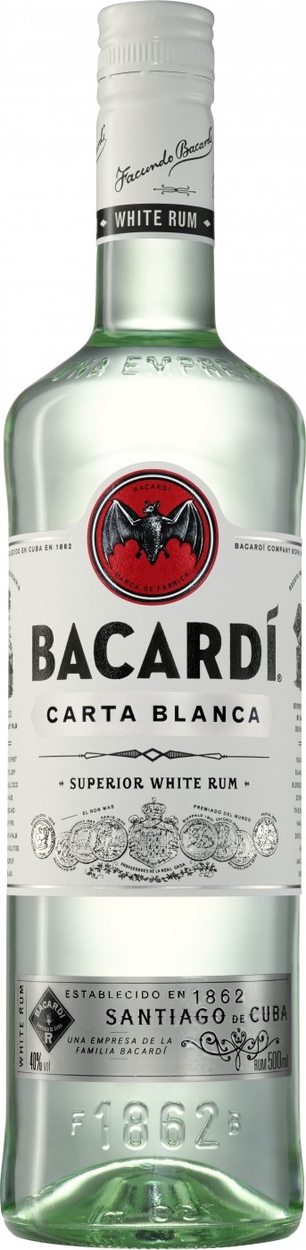 Ром Bacardi Carta Blanca від 6 місяців витримки 40%